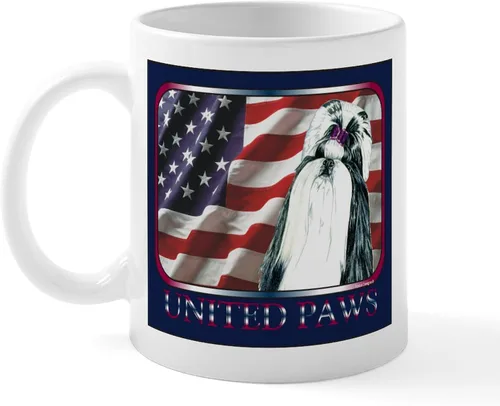 Vista 20 de CafePress Angel Shih Tzu In Clouds Taza de café de cerámica de 11 oz (11.0 fl oz)