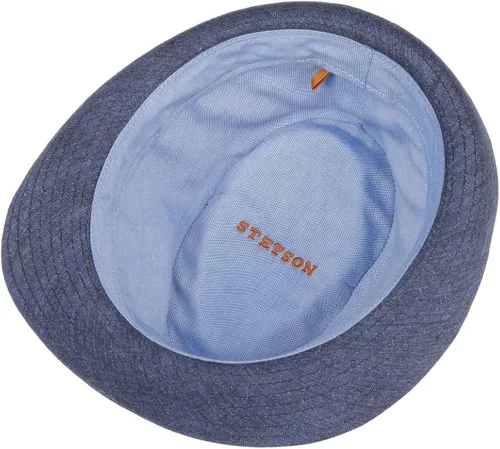 Vista 5 de Stetson Geneva Linen Trilby mujereshombres Fabricado en Italia