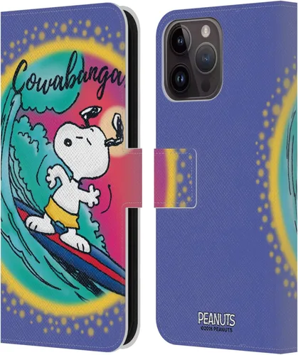 Vista 75 de Head Case Designs Funda de piel con licencia oficial de Peanuts Beach Surf Snoopy Boardwalk Airbrush compatible con Apple iPhone 11