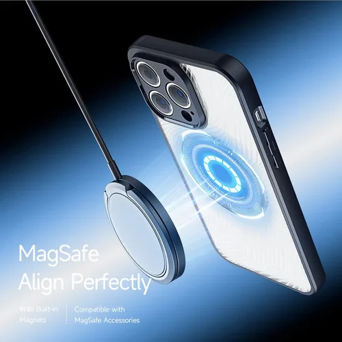 Vista 3 de Funda transparente de lujo para iPhone 14 Pro Max, funda para iPhone 14 Pro Max con purpurina de líneas fluidas para mujeres/hombres