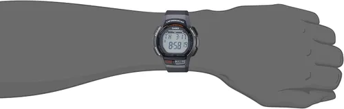 Vista 2 de Casio WS-1000H-1AVCF Reloj de cuarzo negro con pantalla digital de 10 años para hombre