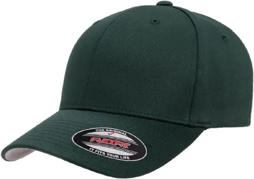 Vista 93 de Gorra de béisbol Flexfit Wooly Combed Premium de 6 paneles estructurada Ajuste elástico Paquete al por mayor disponible Negro