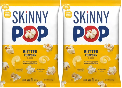 Vista 25 de SkinnyPop Palomitas de maíz, lima de aguacate, aperitivo de grano entero, aperitivo sin lácteos, bolsa de 4.4 onzas