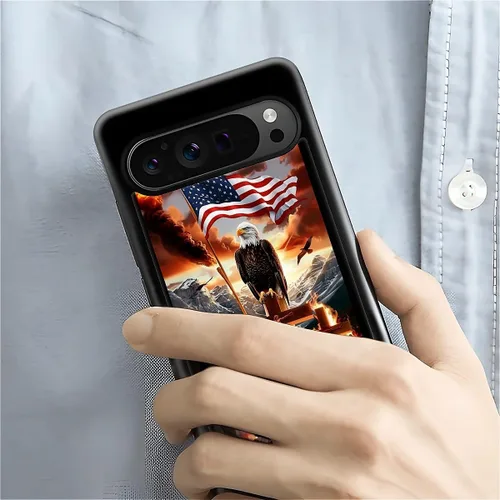 Vista 1567 de Compatible con Google Pixel 4A 5G Mobile Case Creative Acrylic Panel trasero Silicona Protección Grip especialmente diseñado para Google Pixel 4A 5G