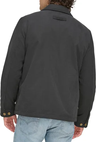 Vista 4 de Tommy Hilfiger Chaqueta de golf ligera de microsarga para hombre (estándar y grande y alto)