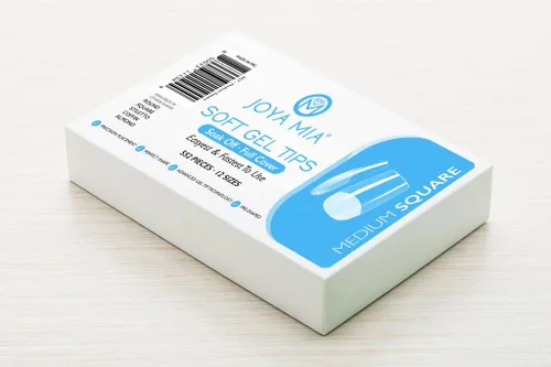 Vista 8 de Kit de puntas de uñas de gel suave de cobertura completa para extensiones de uñas de remojo, 550 piezas de puntas de uñas postizas de PMMA