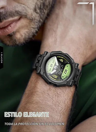 Vista 6 de i-Blason para Samsung Galaxy Watch 5 Pro Banda 45mm con 2 Juego Protector de Pantalla de Vidrio Templado, [Protección de Grado Militar]