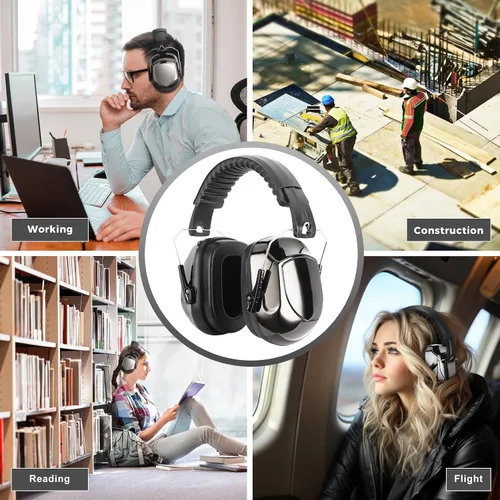Vista 139 de ProCase NRR 28dB Noise Reduction Ear Muffs, Foldable Adjustable Noise Cancelling Headphones