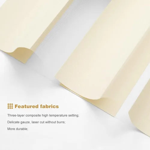 Vista 7 de Persianas de cebra Changshade para ventanas interiores con filtro de luz, persianas de cebra con cordón para puertas corredizas de vidrio