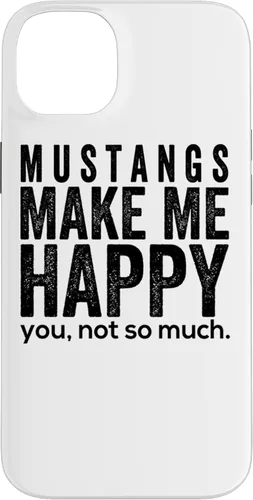Vista 14 de Funda de regalo para iPhone 13 Pro Mustangs make me happy you not so much funny Horse