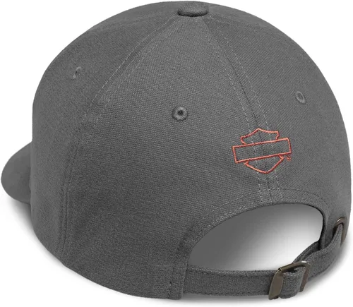 Vista 2 de Harley-Davidson Gorra de parche con logotipo genuino para hombre - 99435-18VM Gris, Gris