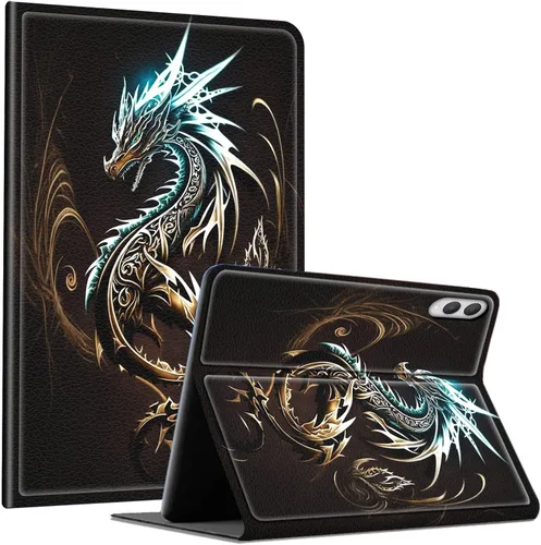Vista 17 de Slim Case for Samsung Galaxy Tab S10 Lite / S10 FE / S9 FE 10.9" & Galaxy Tab S9 11", Multi-Angle Stand PU Leather Smart Folio Cover with Soft TPU