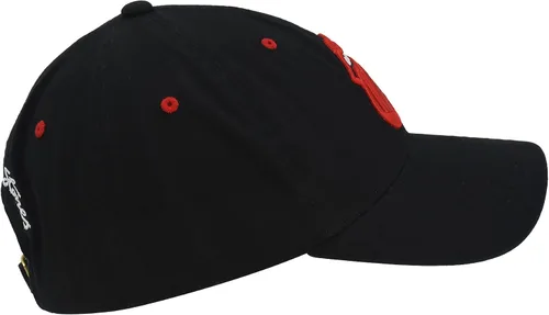 Vista 5 de Concept One Rolling Stones - Gorra de béisbol de algodón ajustable con logotipo de labios para mujer, con ala curvada