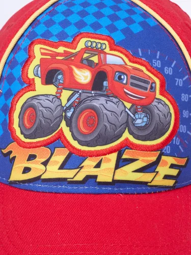 Vista 4 de Nickelodeon Gorra de béisbol de algodón ajustable Blaze and The Monster Machines para niños (niño)