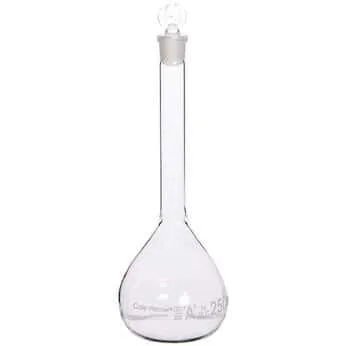 Vista 5 de Cole-Parmer Elements Frasco volumétrico clase A con tapón de vidrio, 10 mL; 2/PK