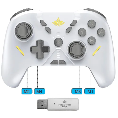 Vista 13 de MOGEMYTH Switch Controller, with Dual Vibration and 6-Axis Gyro, BT Controller for iPhone/Android/Switch and Windows 7/8/10/11,wireless controller pc