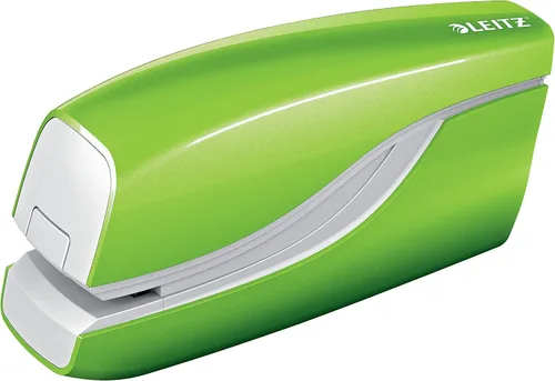 Vista 13 de Leitz Grapadora eléctrica, capacidad para 10 hojas, funciona con pilas, rango Wow, 55661095 - Negro