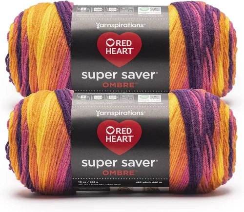 Vista 55 de Red Heart Hilo Super Saver, paquete de 3, camuflaje, 3