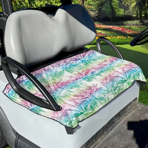 Vista 16 de Accesorios para carrito de golf, fundas de asiento para EZGO, ajuste universal, mantas de toalla de asiento para carrito de golf, fácil de instalar
