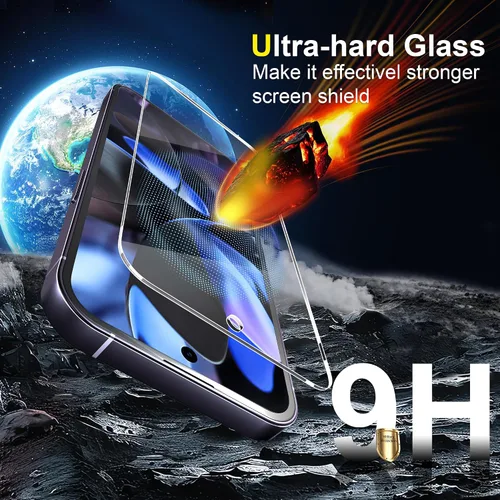 Vista 4 de AACL para Google Pixel 10 Pro XL/Pixel 9 Pro XL Protector de pantalla 9H Glass Con eliminación automática de polvo, fácil instalación, sin