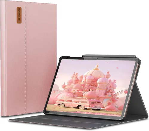 Vista 12 de INFILAND Funda para Samsung Galaxy Tab S10 Lite/10 FE/ S9 FE 5G de 10.9 pulgadas/Tab S9 de 11 pulgadas, Cubierta Ultra Delgada Multi-Ángulo