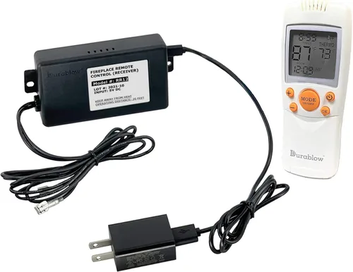 Vista 17 de Durablow TR2001 - Kit de control remoto de encendido y apagado para chimenea de gas con válvula Millivolt o módulo de encendido electrónico, caja