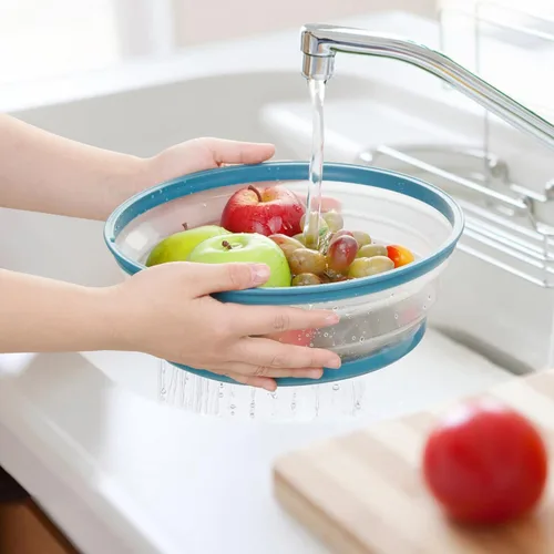 Vista 5 de 2 en 1, WENWELL - Cubierta antisalpicaduras para microondas para alimentos y esterilla, tapa de plato de cocina plegable con ventilación, se puede