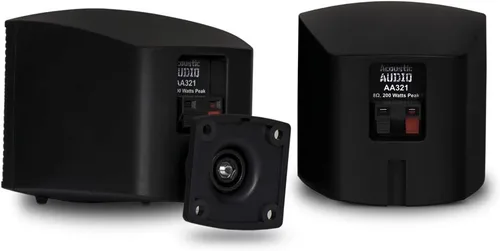 Vista 4 de Bocinas de estantería montables en interior marca Acoustic Audio AA321B, 400 vatios, par, color negro