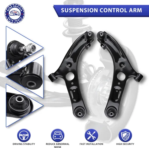 Vista 4 de Brazo de control, con rótula delantera inferior suspensión kit LH RH compatible con Hyundai Elantra 2011-2016 2012-2017 Veloster