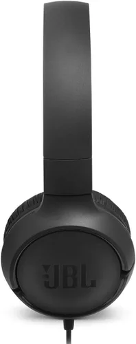 Vista 3 de JBL Tune 500 - Auriculares con cable en la oreja - Negro JBL Sonido de graves puro, control remoto de 1 botón, diseño ligero y plegable, cable plano