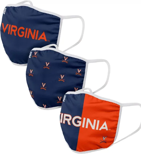 Vista 68 de FOCO - Cubrebocas universitario de la NCAA para adultos (unisex, 3 unidades)