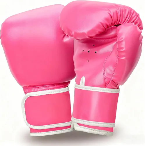 Vista 8 de Kids Boxing Gloves for Kids Boys Girls Youth Age 6-12 Years Training Gloves for Punching Bag Kickboxing Muay Thai Mitts MMA
