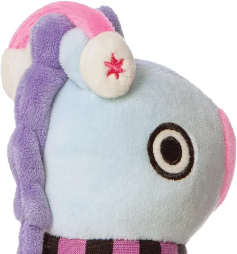 Vista 4 de AURORA, 61493, BT21 Productos Oficiales MANG Invierno, Juguete Suave, Morado y Azul