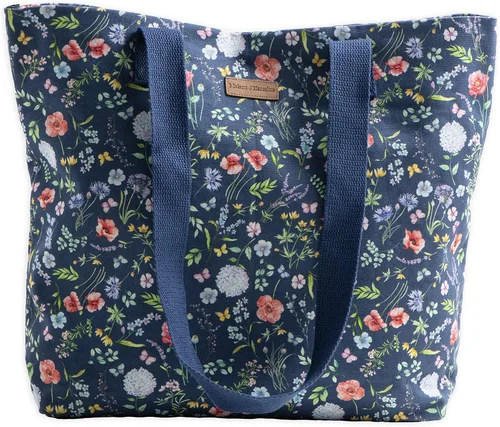 Vista 38 de Maison d' Hermine - Bolsa de lona de algodón reutilizable para mujeres, con asa para el hombro, bolsas a granel para compras y viajes