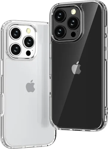 Vista 70 de ONES Funda delgada transparente para iPhone 8 Plus/7 Plus, PC + TPU híbrido, protección contra caídas de grado militar [antiamarillamiento], funda