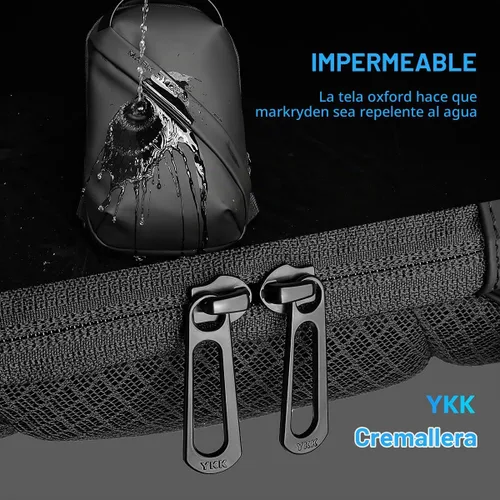 Vista 5 de Muzee - Bolso bandolera pequeño para hombre