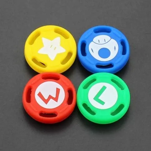 Vista 2 de Funda de silicona para pulgar, funda analógica para joystick, tapa antideslizante para Nintendo Switch Joy-con (K)