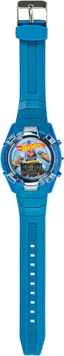 Vista 9 de Hot Wheels - Reloj para niños, pantalla LCD iluminada, correa cómoda ajustable, lata coleccionable, perfecto para niños y niñas