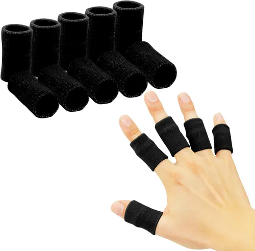 Vista 7 de Fundas para dedos, soporte de férula para el pulgar para soporte de dedos, cinta elástica transpirable, protector de presión de compresión