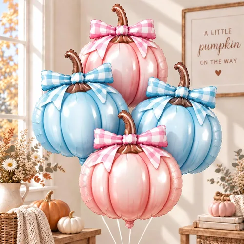 Vista 10 de Globos de mariposa de 4 piezas para decoración de fiestas temáticas de Azul