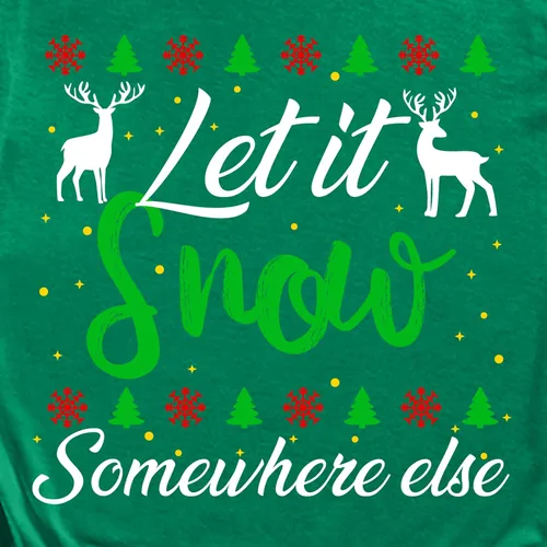 Vista 3 de Camiseta de Navidad con texto en inglés Merry Christmas Tree Santa Claus Believe a juego con estampado gráfico
