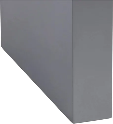 Vista 7 de Jessa - Mesa rectangular de barra rectangular minimalista gris brillante, de 60 x 18 pulgadas, para sala de estar, dormitorio, mesita de noche
