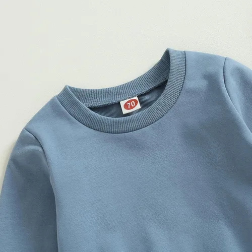 Vista 5 de Mubineo Conjunto de sudadera de manga larga para bebé niño y niña, para otoño e invierno