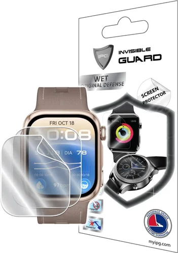 Vista 21 de IPG Hecho para Huawei Watch GT 4 1.614 in Smartwatch Protector de pantalla de hidrogel (2 unidades) Invisible HD Clear Film Anti-Scratch Protector
