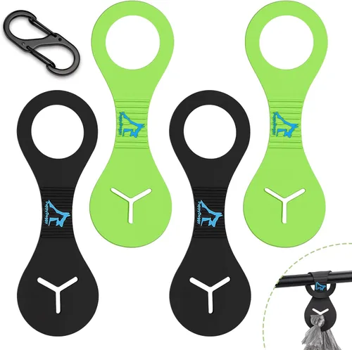 Vista 8 de Soporte para bolsa de excrementos de perro para correa, bolsa de desechos, dispensador de bolsas de excrementos de perro, para caminar, correr