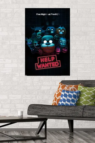 Vista 2 de Trends International Five Nights at Freddy's - Póster de pared "Help Wanted", 22.375" x 34", versión sin marco