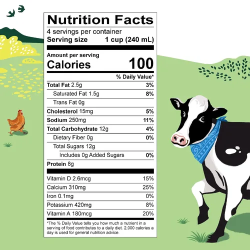 Vista 2 de Organic Valley Suero de leche cultivado orgánico 1%, 32 onzas