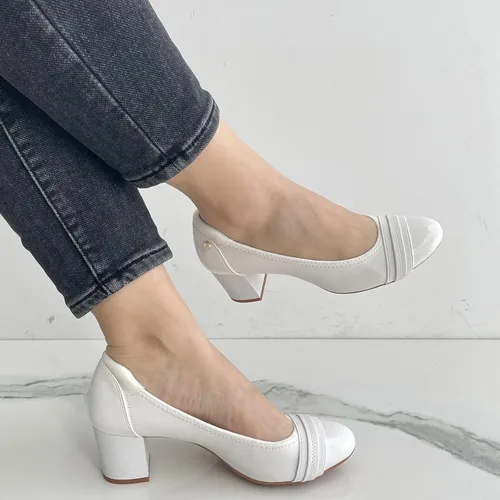 Vista 7 de JENN ARDOR Zapatos de tacón bajo con punta redonda cerrada, zapatos de vestir clásicos de media cuadrada, para boda, fiesta, oficina, 2 pulgadas