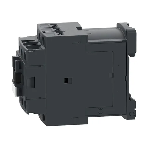Vista 6 de Schneider Electric DPE09BL Easy TeSys IEC Contactor Bobina de 24 VCC Contactor HVAC y CA, compresores, bombas y más con terminales de abrazadera