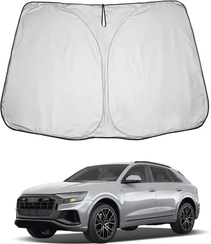 Vista 42 de LUWU Parasol para parabrisas para Dodge RAM 1500 y 2500 2009-2018 - Parasol para ventana delantera con bloqueo de rayos UV